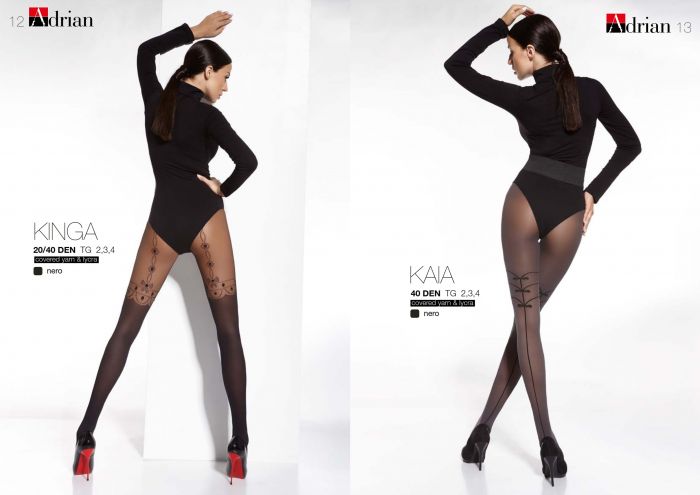 Adrian Kinga | Kaia 20/40 Denier Thickness, FW 2016 | Pantyhose Library